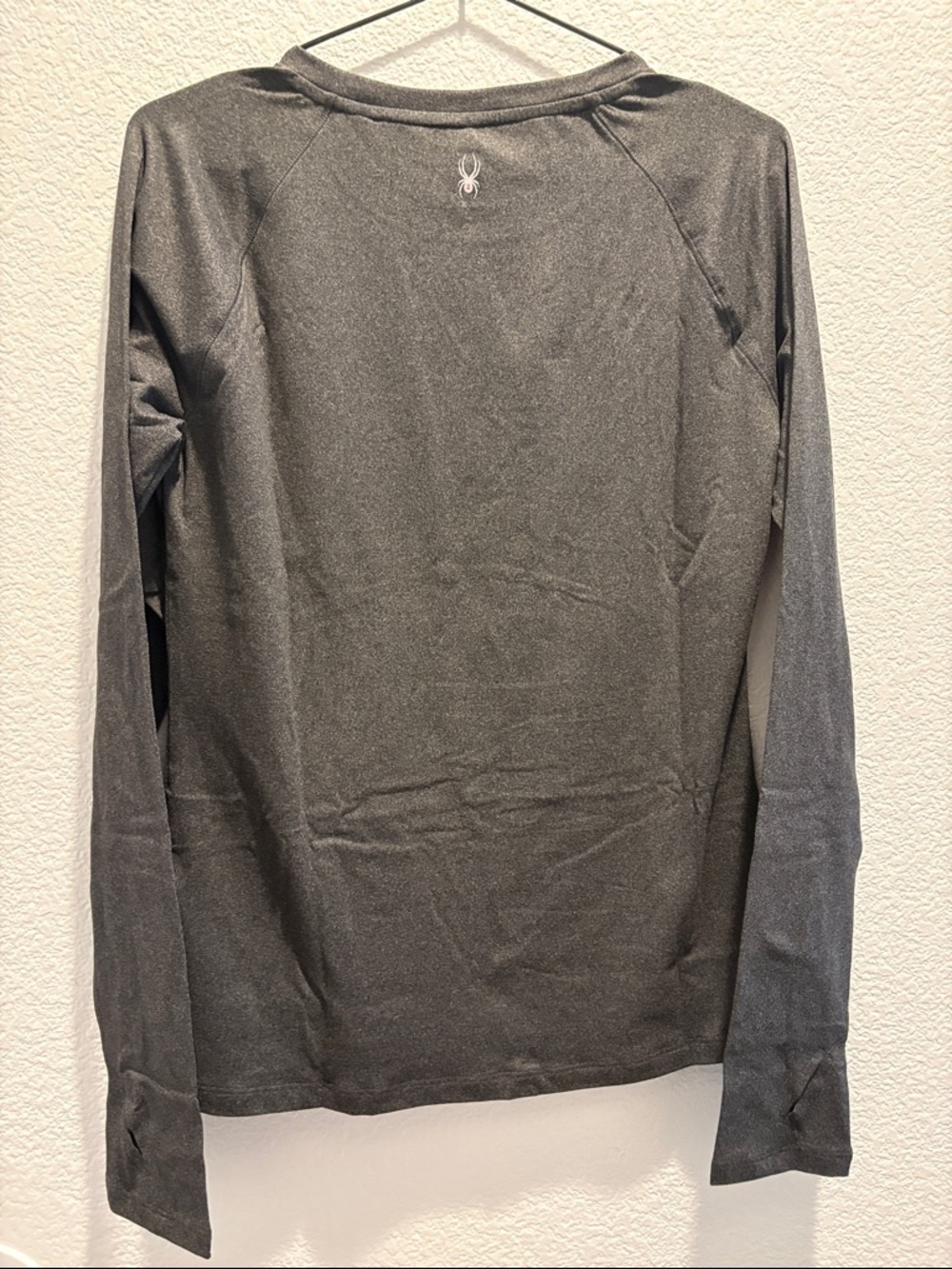 Spyder Women's Long Sleeve Active Top - Charcoal Gray - Picture 6 of 16
